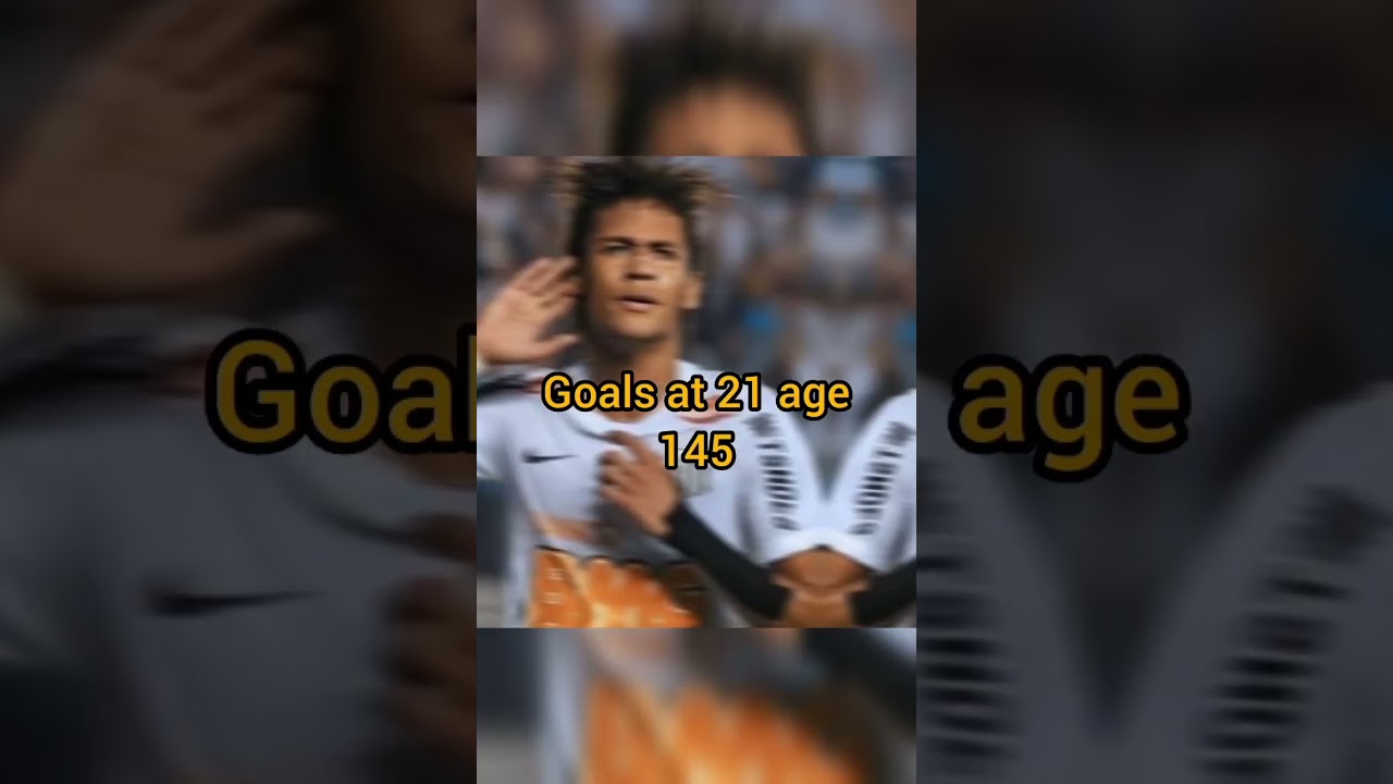 neymar goals at 21 age