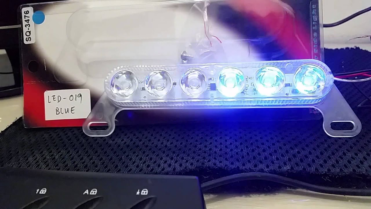 LED 019 Blue Flashing Light YouTube