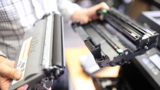 Brother MFC-8710DW – MFC-8710DW Wireless Black-and-White All-In-One Printer – Black Reviews How to change Brother laser printer toner cartridge - by Inkjetstar.com