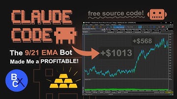 🟧Download FREE! | Claude 4.5 Built Me a PROFITABLE 9/21 EMA Gold Trading Bot: Full Code & Results 💸💸
