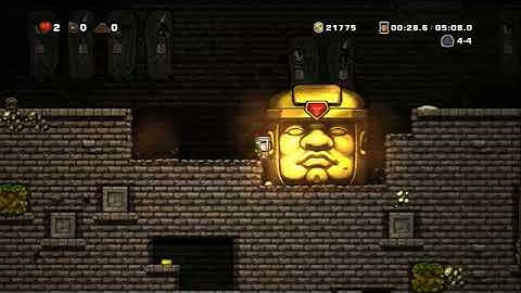 How To Beat Olmec Without Bombs Nor Ropes - Spelunky