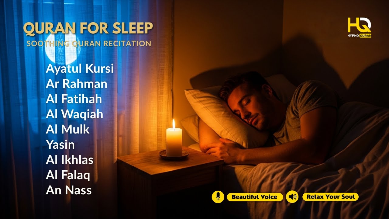 Relaxing Quran For Deep Sleeping And Your All Problems Solve