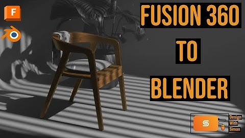 Fusion to Blender tutorial- How to import your Fusion model to Blender