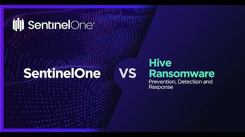 SentinelOne Vs. Hive Ransomware – Protect Mode