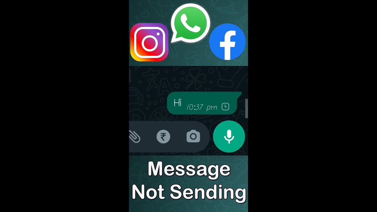 Whatsapp Message Not Sending Problem | Unable to Send Message In Whatsapp