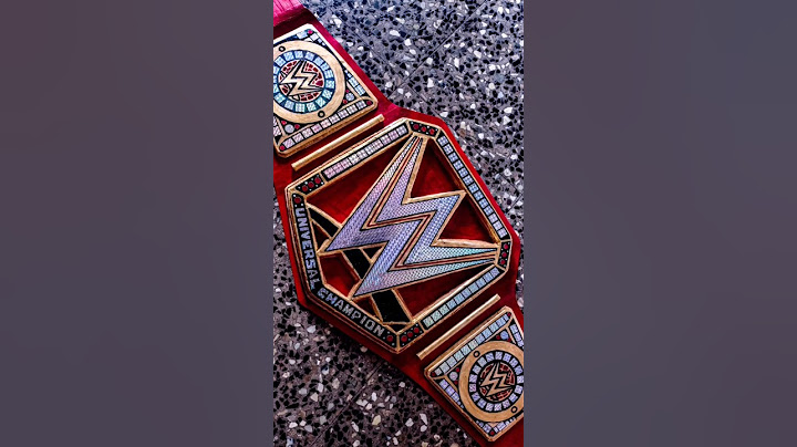 How To Make WWE Universal Championship Belt At Home #wwe #romanreigns #universalchampionship #craft