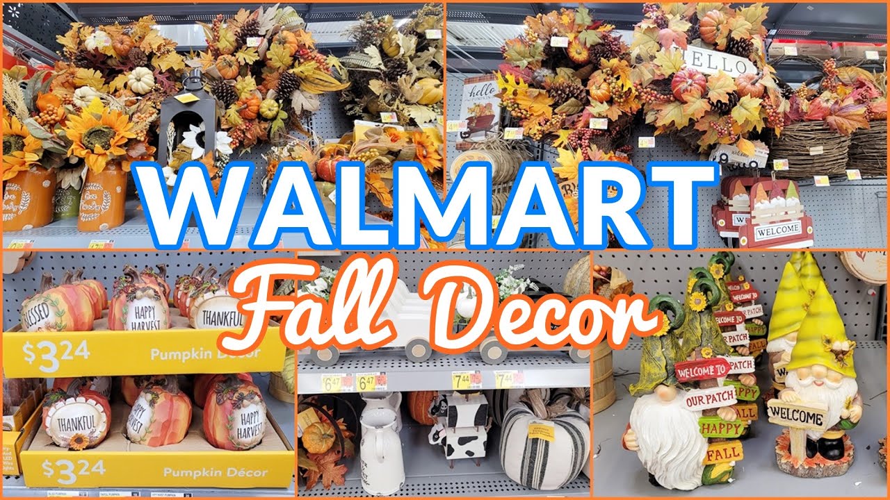 WALMART FALL DECOR 2022 SHOP WITH ME YouTube