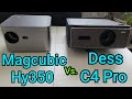 Magcubic Hy350 kontra Dess C4 Pro porównanie wyświetlanego obrazu