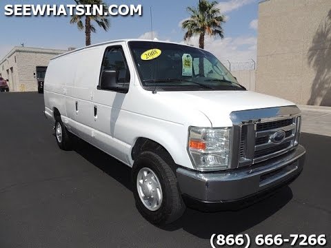 08 Ford E 350 Extended Xlt Cargo Van 5 4l V8 Power Options Cruise Tilt New Tires 3634 Youtube