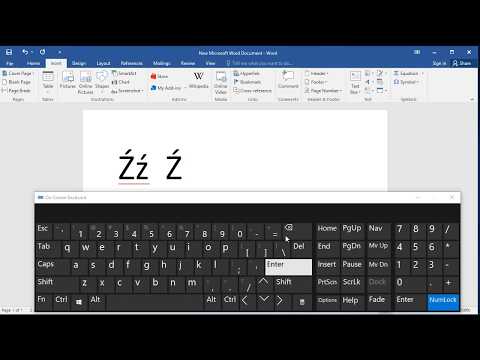 Como digitar letra Z com acento agudo No Word