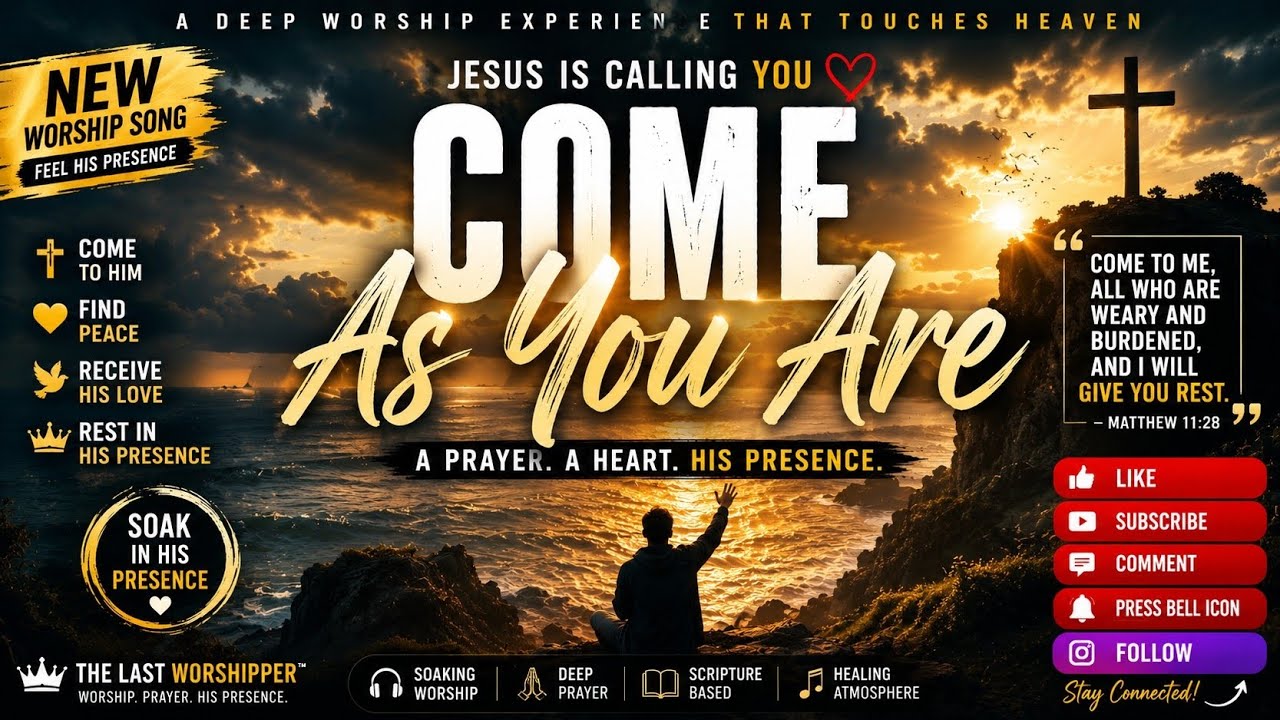 Come As You Are ✨ | Deep Worship Prayer & Soaking Worship Music | The Last Worshipper™