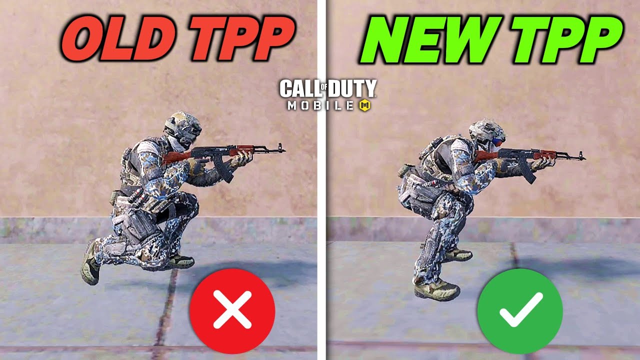 Tmp Cod CODM BattleRoyale - Old vs New TPP Movement Comparison | Call Of Duty ...