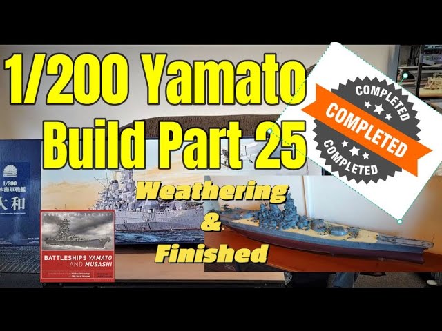 1/200 Yamato Battleship FINAL PART 25 Monochrome