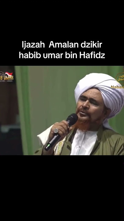 ijazah dzikir habib umar bin hafidz
