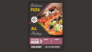 How to create the perfect design for a pizza shop in Corel Draw