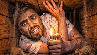 I SPENT 24 HOURS BURIED ALIVE | TECHNO GAMERZ