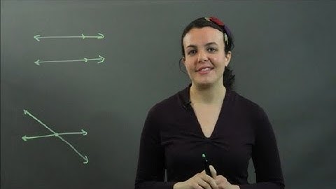 Can Two Concurrent Lines Be Parallel? : Easy-to-Intermediate Math