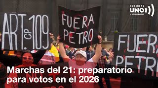 Marcha del 21A fue la cuota inicial de las próximas elecciones presidenciales | Noticias UNO