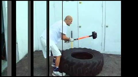 Robert Gieser - 30lb Sledgehammer Training