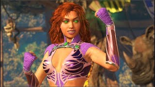 Injustice 2 All Starfire Intros (Includes Premier Skins)