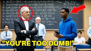 Doctor of Philosophy Try to Humiliate a Black Student — Unaware She’s a Calculus Genius!