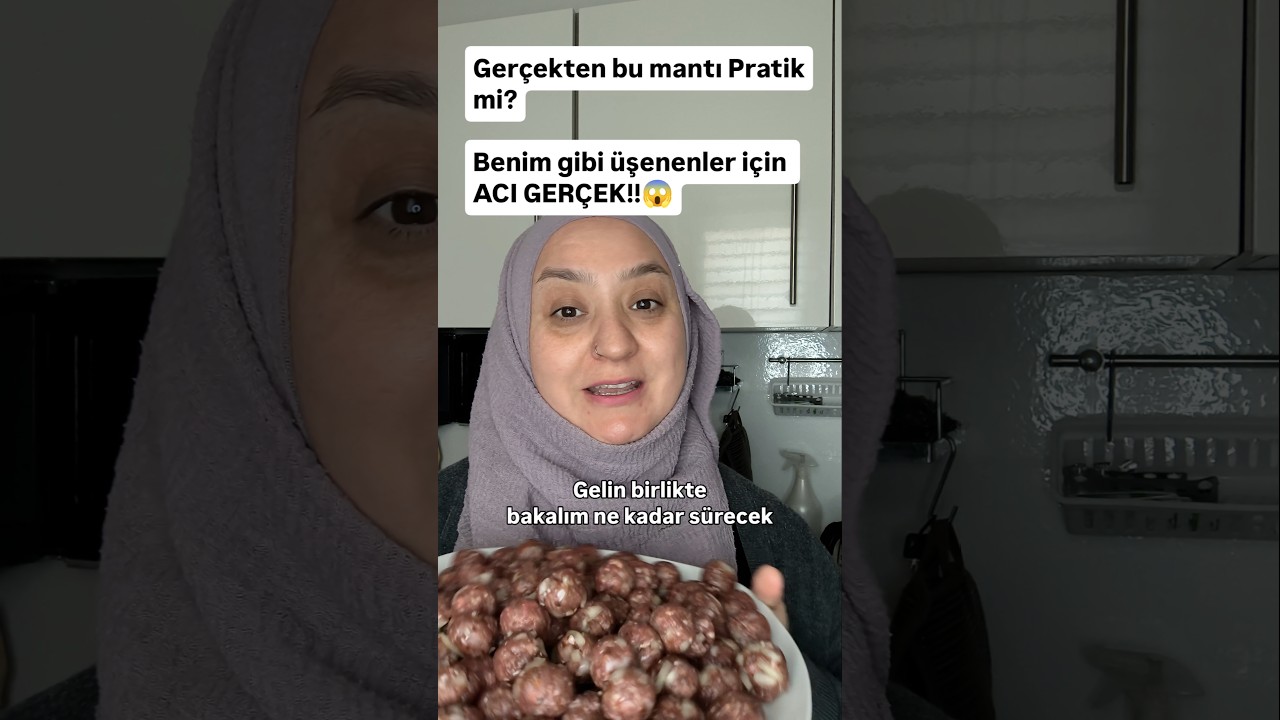 PRATİK Tarif Yalanı 😂😱 denendi! Viral olan Mantı #mantıtarifi #pratiktarifler #viral #youtubeshorts