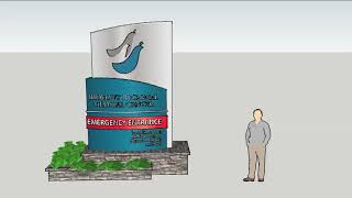 RideOut Medical Monument Sign - Hi Octane Design