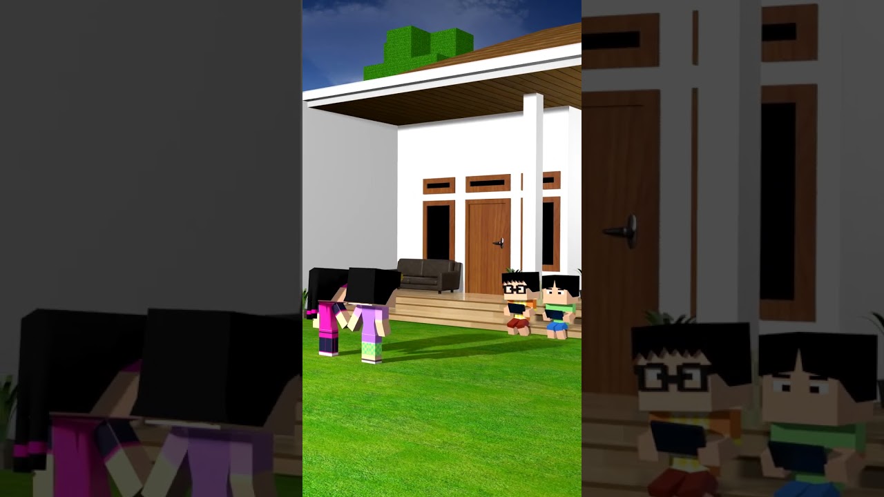 ketika bocil ff diajak main minecraft 