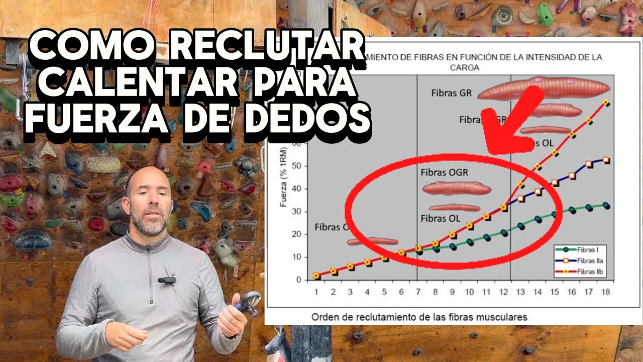 El mejor calentamiento y reclutamiento para fuerza de dedos - de la fisiología a la práctica