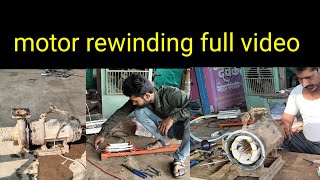 3 HP pandubbi motor rewinding kese kre full video 