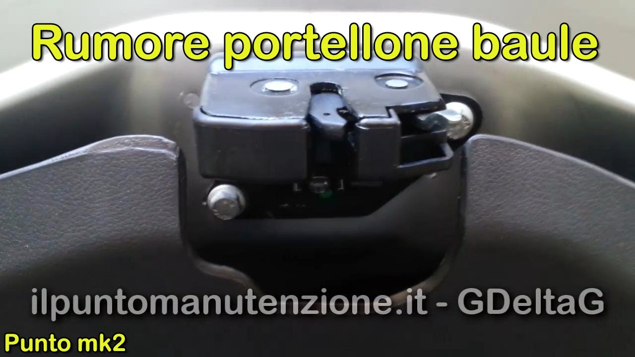 Rumore portellone baule risolto YouTube Rumore portellone baule risolto YouTube
