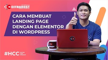 CARA MEMBUAT LANDING PAGE DENGAN ELEMENTOR DI WORDPRESS