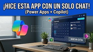 Crea una App Profesional con Copilot y Dataverse en MINUTOS | Power Apps Tutorial 2026