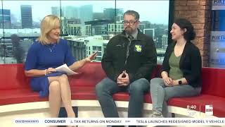 January 2025 - Fox 13 - Bryan Young and Caryn Larrinaga talk books and League of Utah Writers