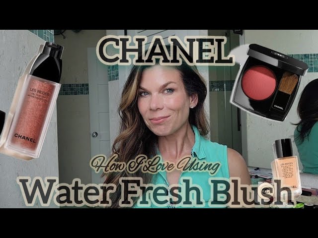 Tryjng the new @Chanel Beauty water blush. This is the Intense