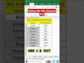 hide # & text #excel #exceltips #exceltricks #exceltutorial #excelfunctions