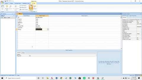 Introduction To MS Access 2007 | Basava ITI Manvi |
