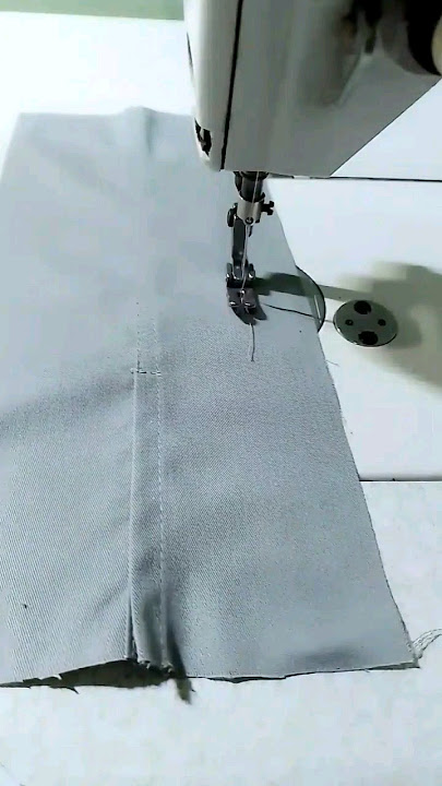 Membuat belahan samping baju tanpa diobras