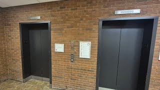 Crappy 1970 Westinghouse Traction Elevators at Lucas Hall UMSL St. Louis MO