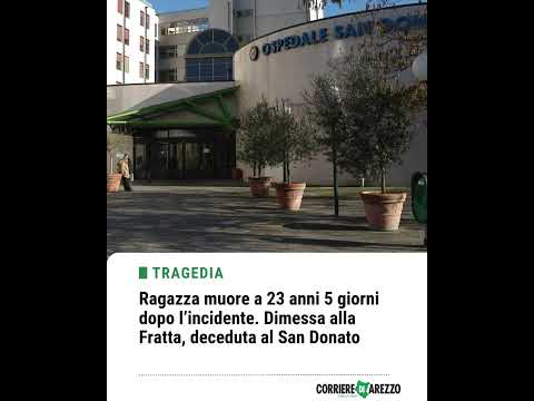 Video Ragazza muore a 23 anni 5 giorni dopo lincidente. Dimessa alla Fratta, deceduta al San Donato
