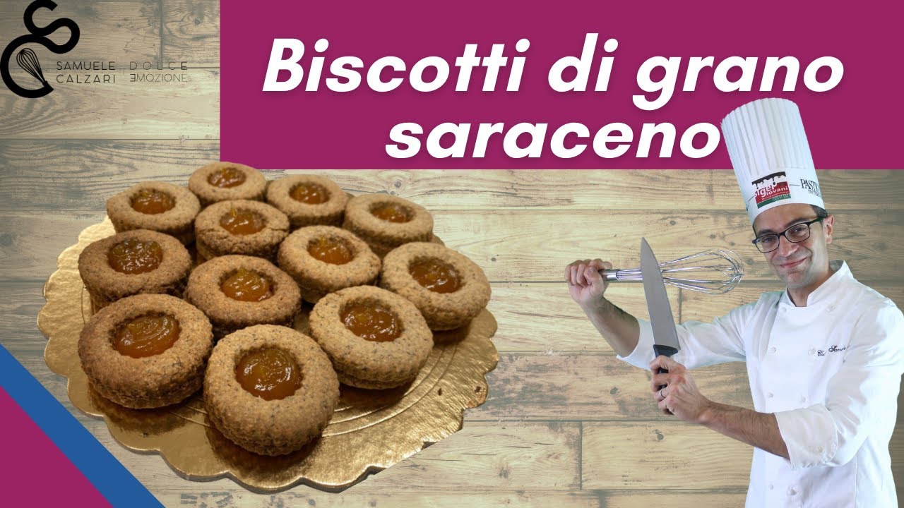 BISCOTTI di GRANO SARACENO  facili, rustici e veloci #biscotti #saraceno #samuelecalzari
