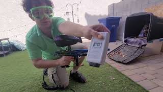 ANS GX-3 Chaos Series Autococker - Green to Blue Fade