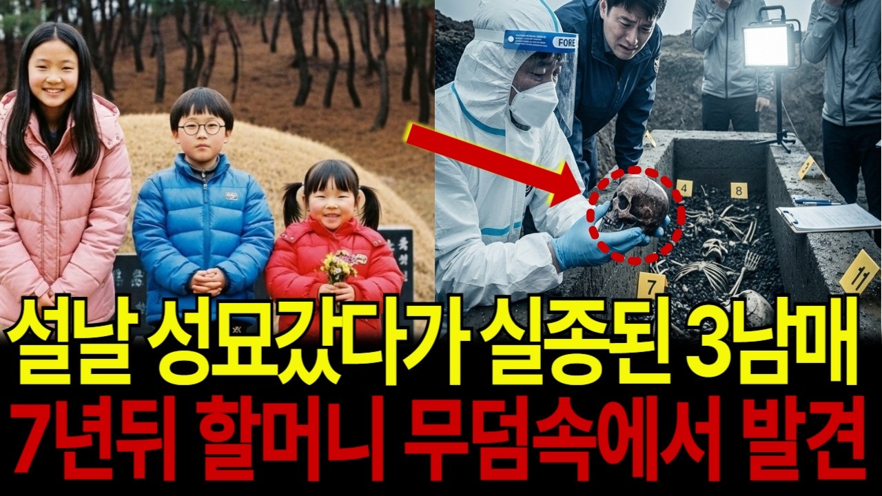 설날 성묘 갔다가 실종된 3남매! 7년 뒤 할머니 무덤속에서 발견되는데...