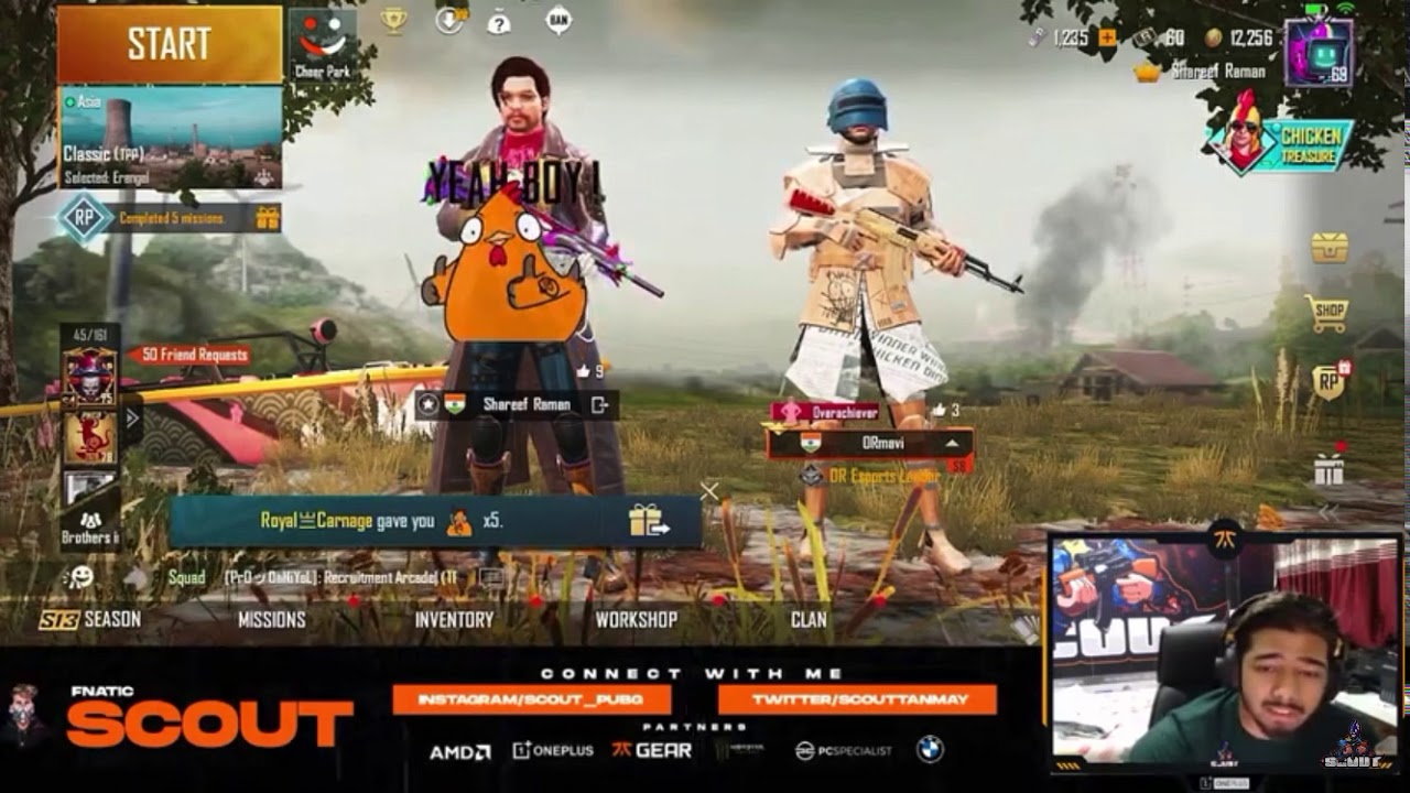 WHY SCOUT NOT PLAYING PMPL?