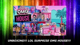 LOL SURPRISE OMG HOUSE UNBOXED IN 30 SECOND VIDEO