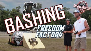 BASHING the Freedom Factory with Cleetus, George, &amp; ARRMA before ARRMAGEDDON 2024 🔥 #ARRMAGEDDON2024