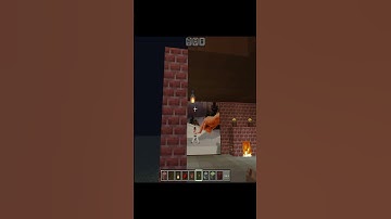 Fireplace with Redstone Switch 🔴🔥
