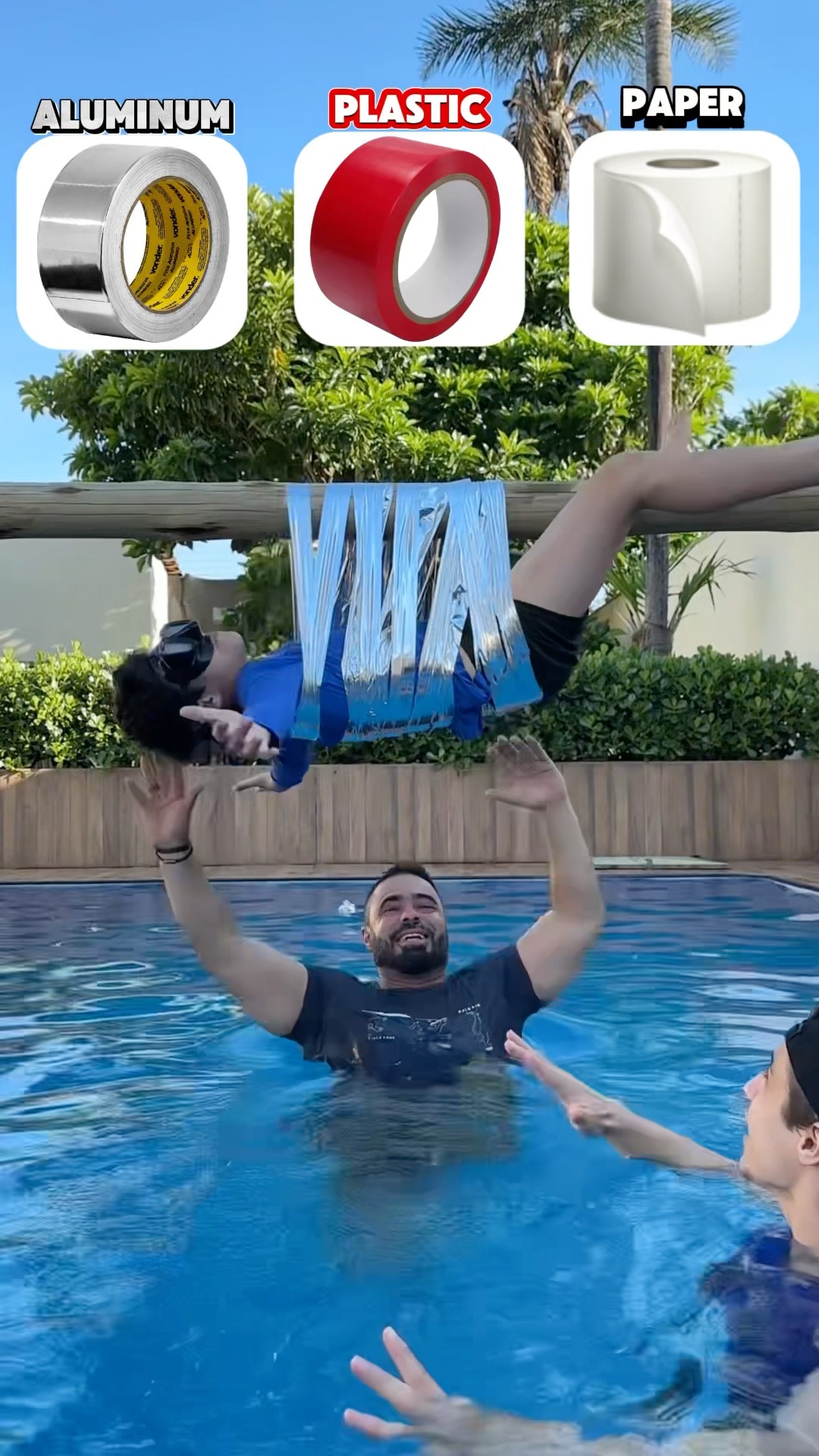 Será que ele vai cair na água gelada?!? #shorts #challenge