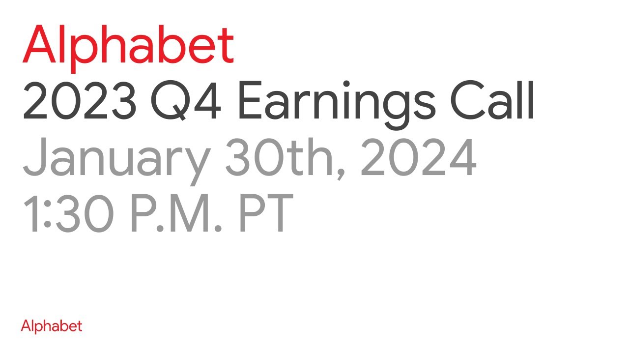 Alphabet 2023 Q4 Earnings Call YouTube