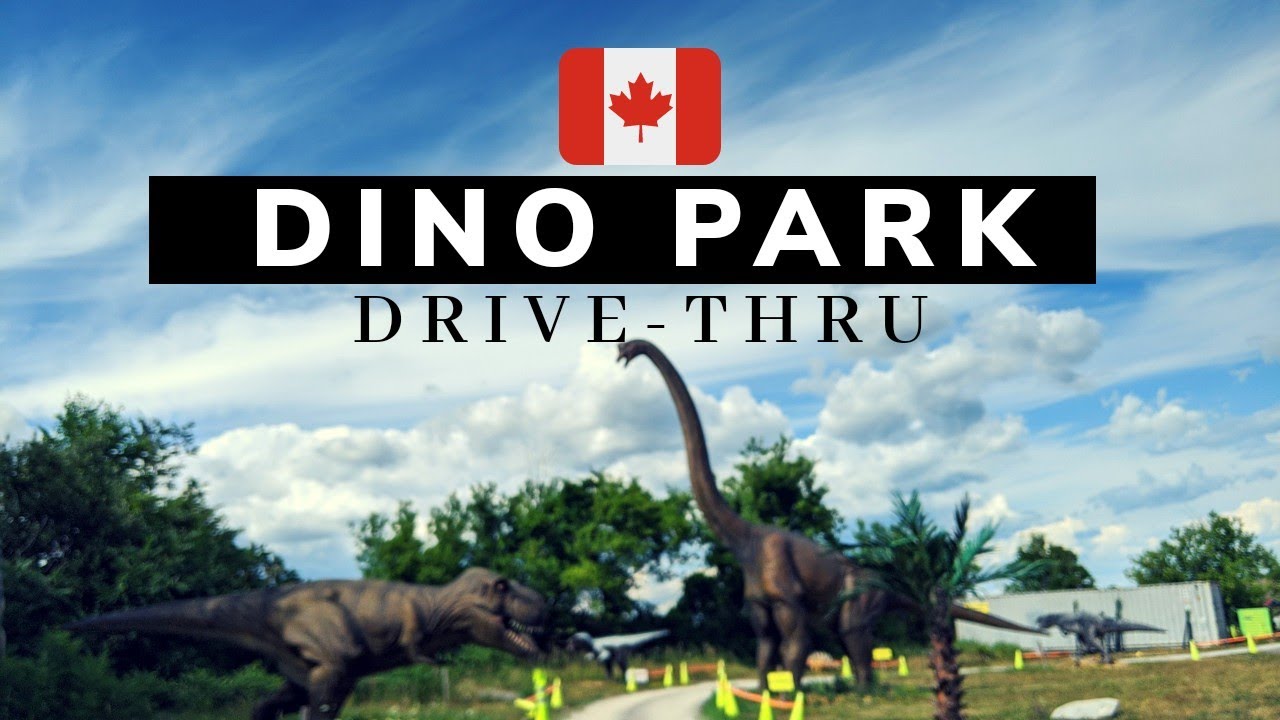 Dinosaur Park Drive Thru Canada Reptile Zoo Swadesi Kitchen YouTube